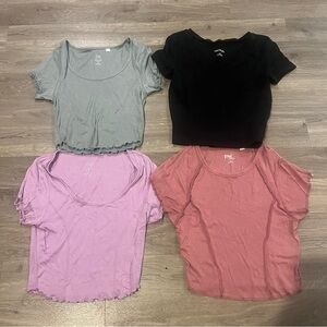 Xs pacsun top bundle crop top fitted